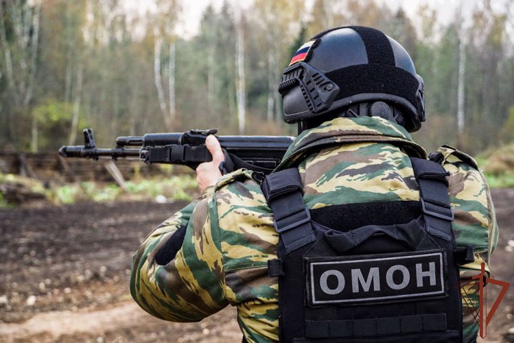 Полевой выход ОМОН Росгвардии проходит в Новгородской области  