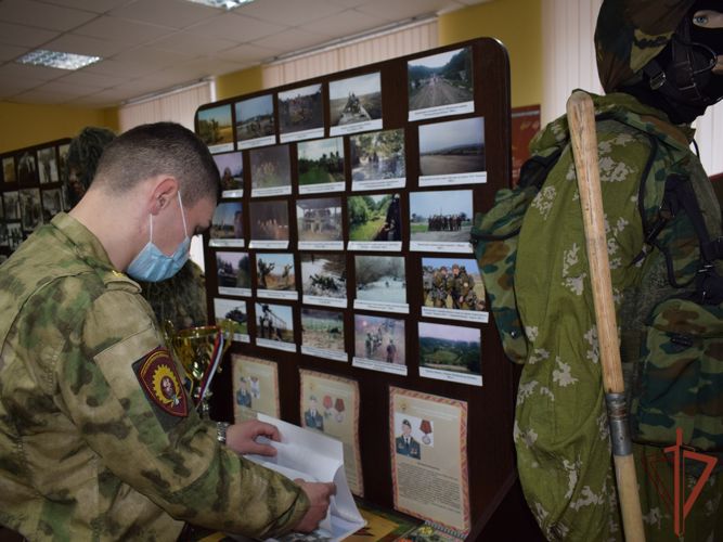 Курсанты Новосибирского военного института проходят стажировку в воинских частях Сибирского округа Росгвардии