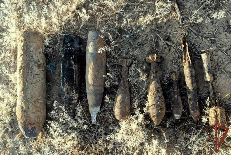 Взрывотехники ОМОН Росгвардии уничтожили в Калмыкии боеприпасы времен Великой Отечественной войны