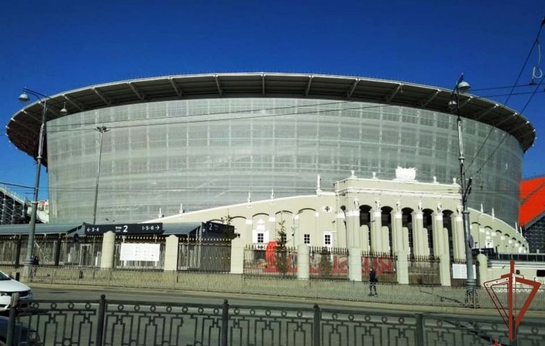 Росгвардия обеспечила безопасность матча Российской премьер-лиги в Екатеринбурге  