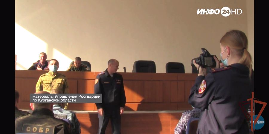Новый выпуск программы о Росгвардии вышел на курганском ТВ (видео)