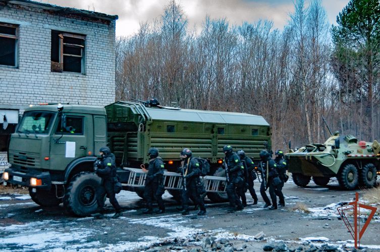 Росгвардейцы Северо-Западного округа приняли участие  в тактико-специальном учении в Архангельской области 