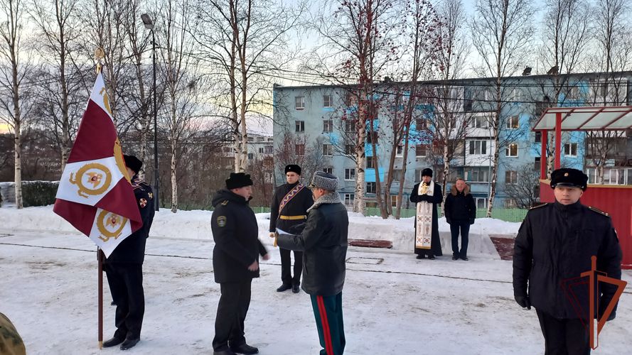 Морскому отряду Северо-Западного округа Росгвардии вручено Боевое знамя нового образца