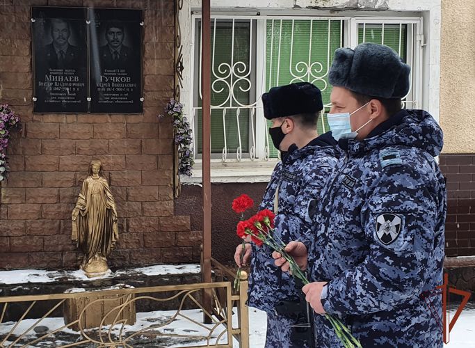 Память погибших коллег почтили сотрудники Росгвардии в Солнечногорске 