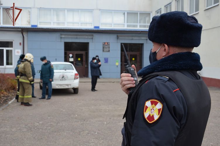 Сотрудники Росгвардии приняли участие в межведомственной тренировке в Тамбове