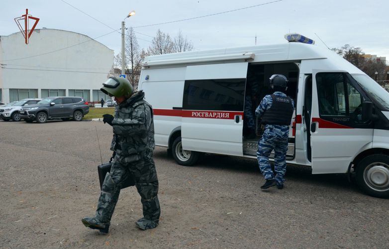 Сотрудники Росгвардии приняли участие в межведомственной тренировке в Тамбове
