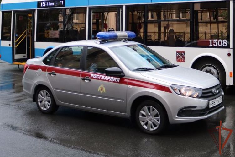 Сотрудники Росгвардии задержали участников драки в троллейбусе в Петербурге