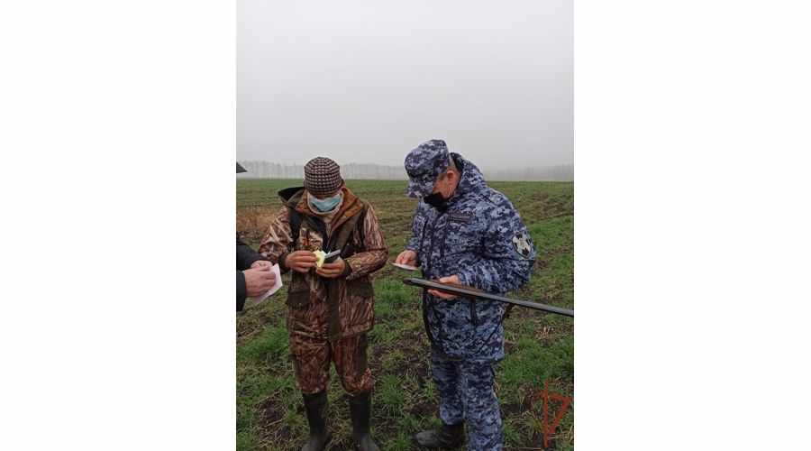 Росгвардия провела профилактические рейды по соблюдению законодательства в сфере оборота оружия в Белгородской области