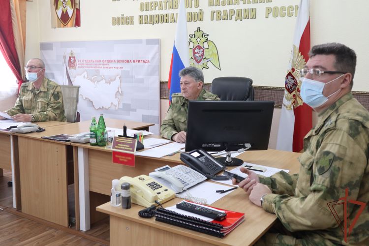 В калачевском соединении Южного округа Росгвардии подвели итоги сдачи проверки за 2021 год