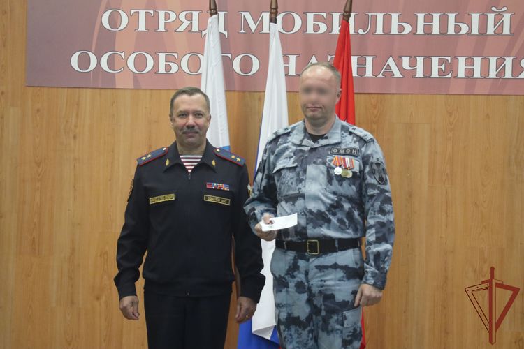 Петербургский ОМОН Росгвардии отметил годовщину образования