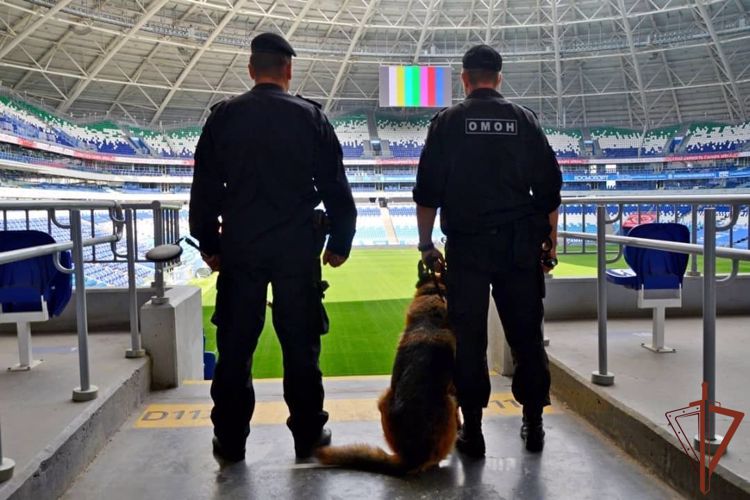 В Самаре росгвардейцы обеспечили безопасность матча Чемпионата России по футболу