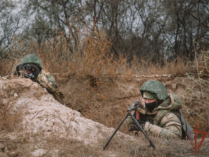 Росгвардейцы и Погранслужба ФСБ провели совместные учения на Алтае 