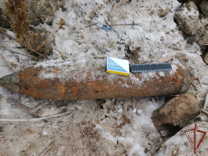 Взрывотехники Росгвардии обследовали артиллерийский снаряд прошлого столетия в Набережных Челнах