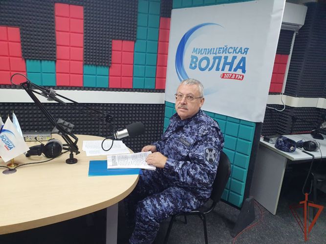 Представитель Росгвардии рассказал радиослушателям Подмосковья о мерах защиты недвижимости от воров