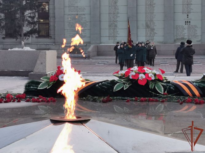 День героев Отечества отметили в Сибирском округе Росгвардии (фото, видео)
