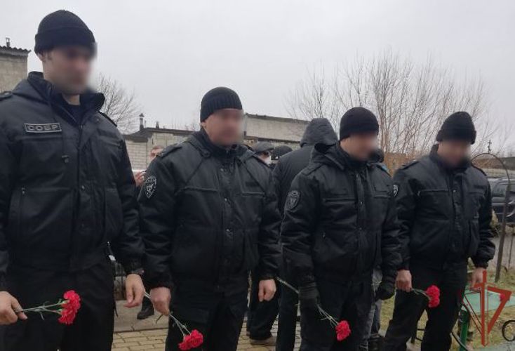 Офицеры СОБР «Белогор»  почтили память боевого товарища, погибшего при исполнении служебного долга