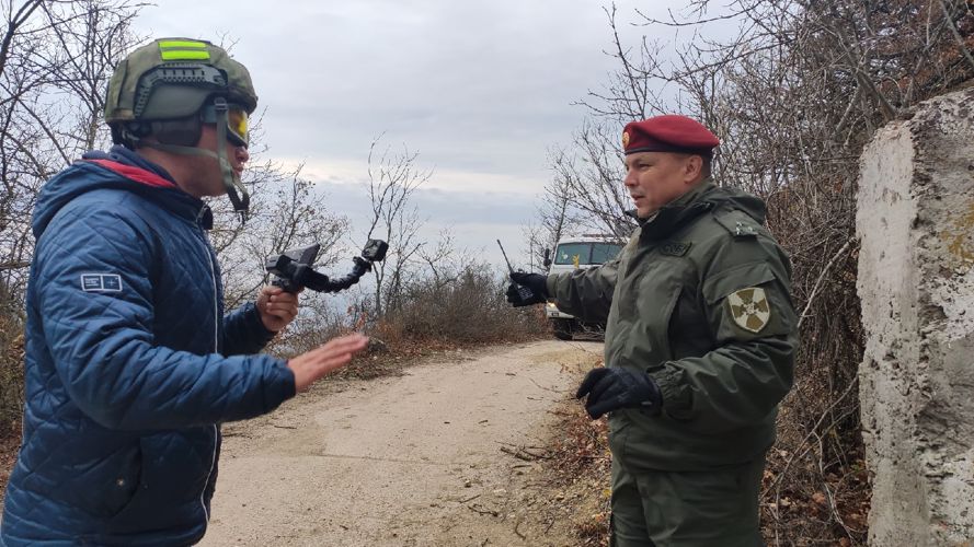 Крымским телезрителям показали тренировки бойцов севастопольского СОБР Росгвардии (видео)