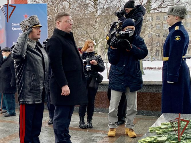 В Твери сотрудники Росгвардии приняли участие в торжественных мероприятиях, посвященных Дню освобождения Калинина