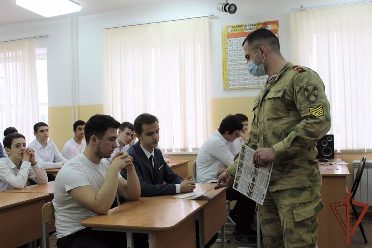 Курсанты Пермского военного института Росгвардии прошли стажировку в Чеченской Республике