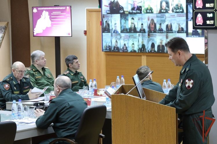 В Уральском округе Росгвардии состоялось итоговое заседание военного совета