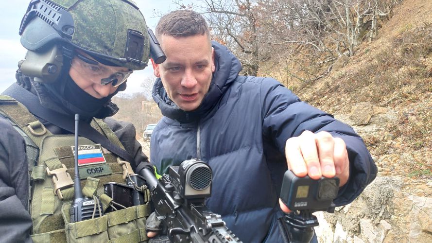 Крымским телезрителям показали тренировки бойцов севастопольского СОБР Росгвардии (видео)