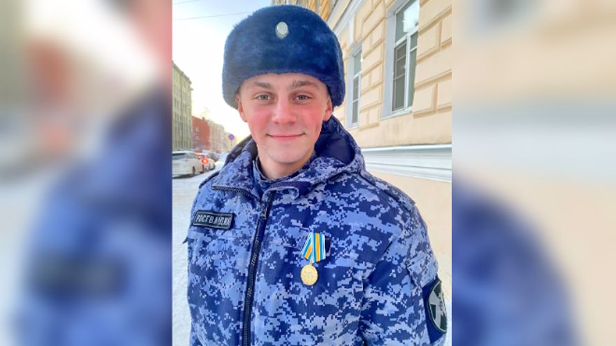 Военнослужащий Росгвардии награжден медалью МЧС России