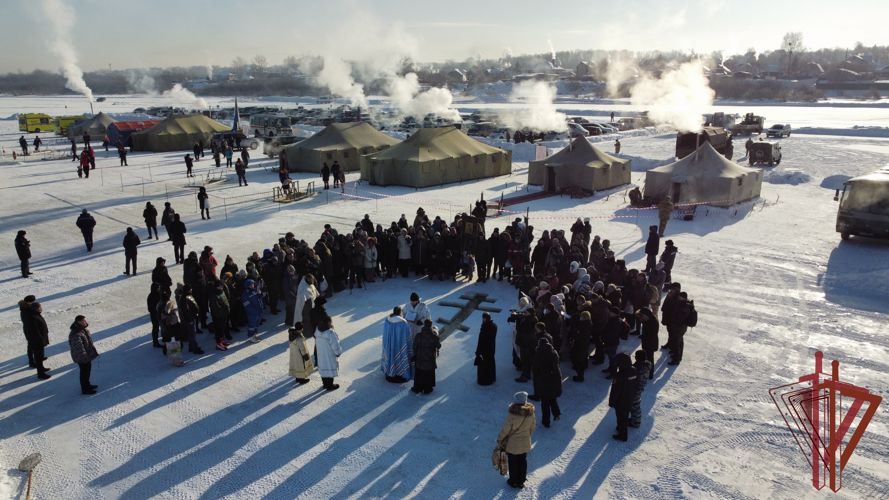 Росгвардейцы Восточного округа обеспечили проведение православного праздника Крещения Господня