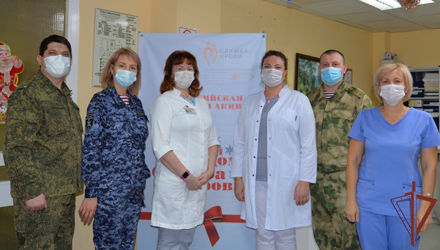 Росгвардейцы в Югре поддержали  всероссийский  благотворительный  донорский проект Росгвардии