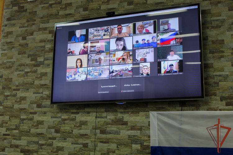 В Ставрополе росгвардейцы приняли участие в международном телемосте