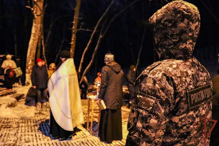 На Северном Кавказе Росгвардия обеспечила общественный порядок и безопасность в Крещение