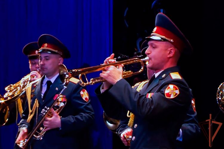 Военные музыканты Росгвардии выступили на Международном фестивале Валерия Халилова в Краснодаре