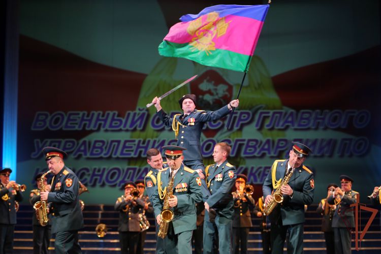 Военные музыканты Росгвардии выступили на Международном фестивале Валерия Халилова в Краснодаре