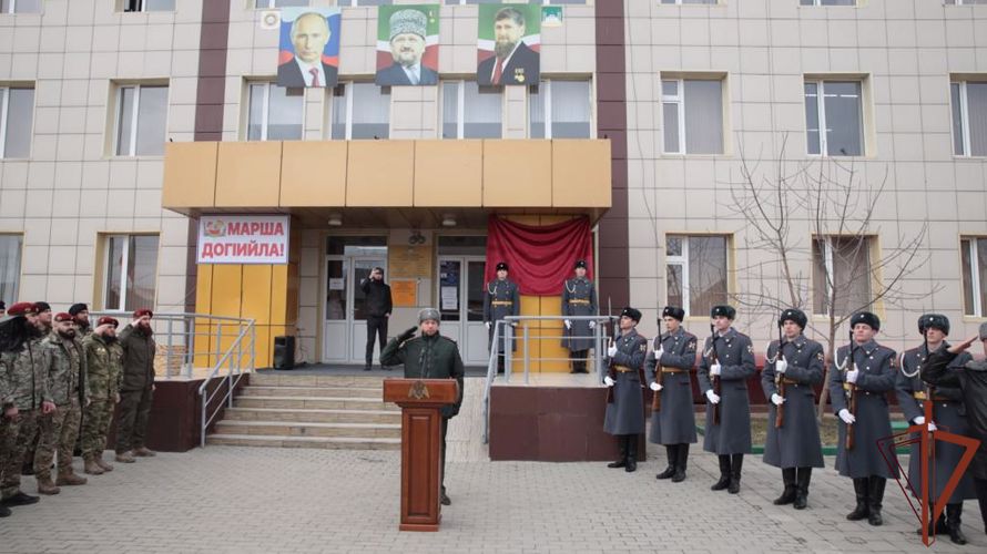 Увековечена память бойцов чеченского ОМОН, погибших при исполнении служебных обязанностей