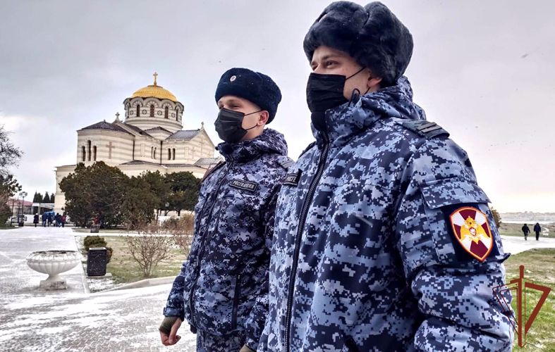 Правопорядок во время празднования Крещения Господня обеспечила Росгвардия на Юге России
