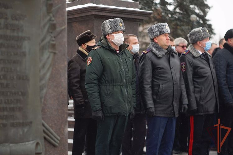 Росгвардия приняла участие в мероприятиях в честь 79-й годовщины освобождения Воронежа от немецко-фашистских захватчиков