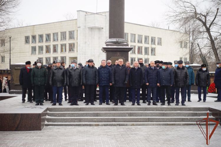 Росгвардия приняла участие в мероприятиях в честь 79-й годовщины освобождения Воронежа от немецко-фашистских захватчиков