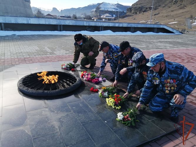 В Северо-Кавказском округе Росгвардии прошли мероприятия, посвященные 79-й годовщине победы в Сталинградской битве