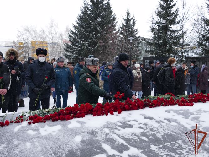 В Сибири военнослужащие и сотрудники Росгвардии почтили память воинов-интернационалистов