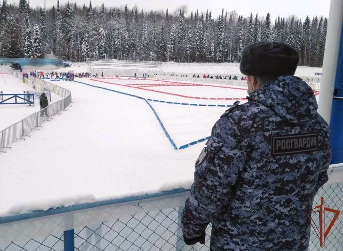 Росгвардия обеспечила безопасность этапа Кубка России по биатлону в Тюменской области