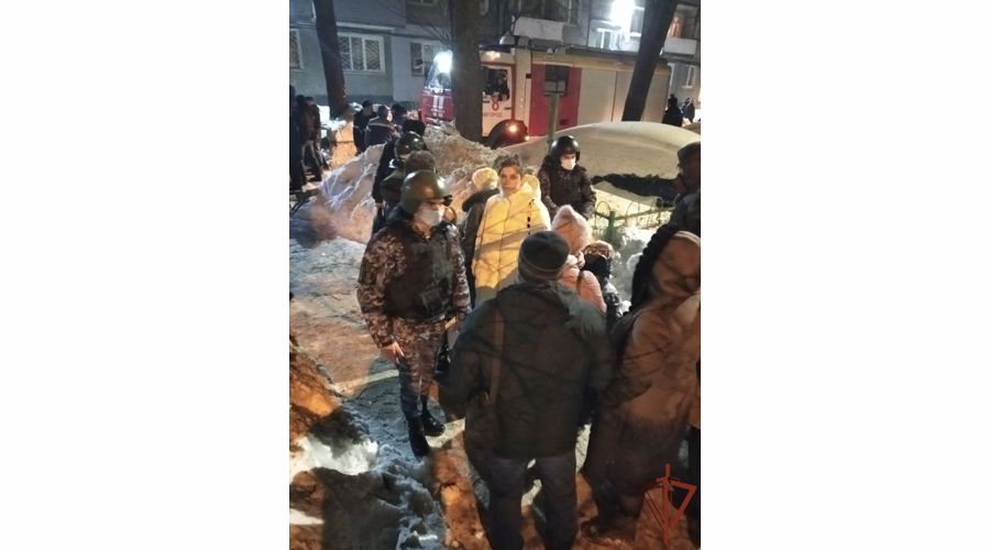 Росгвардия содействует экстренным службам на месте взрыва в Нижнем Новгороде