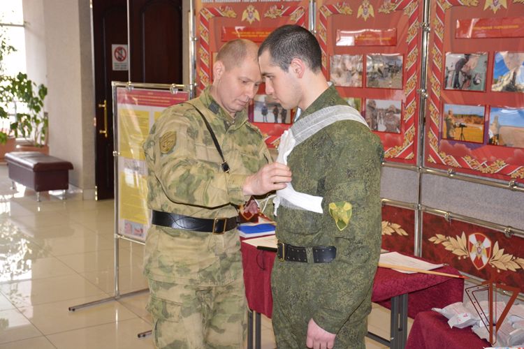 В Уральском округе Росгвардии состоялся учебно-методический сбор с санитарными инструкторами