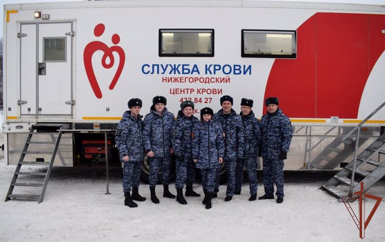 Росгвардейцы пополнили банк крови Нижегородской области