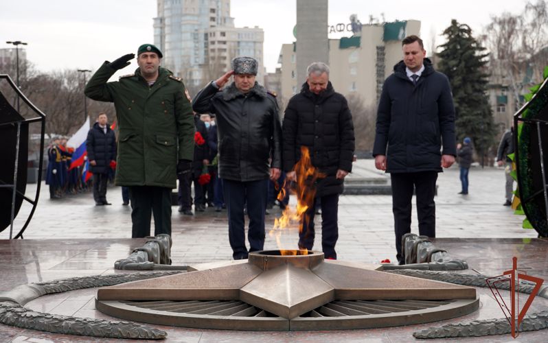 В регионах ЦФО росгвардейцы приняли участие в мероприятиях, посвященных Дню защитника Отечества