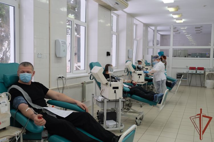Донорская акция Росгвардии прошла в Курской области    