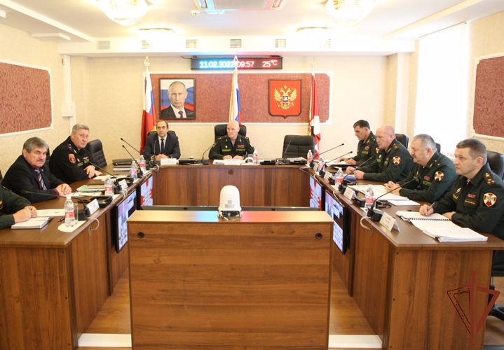 В Северо-Кавказском округе Росгвардии состоялся военный совет