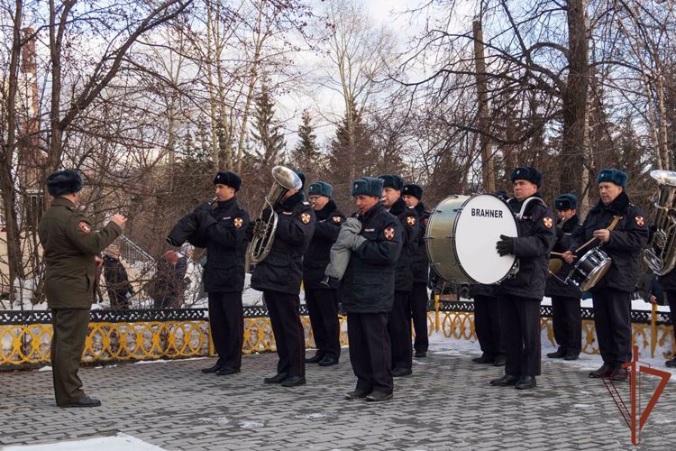 По инициативе ветерана Росгвардии на Южном Урале увековечена память воинов Красной Армии
