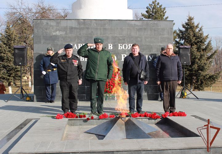 Росгвардия поддержала акцию к 79-летию освобождения Адыгеи от фашистов