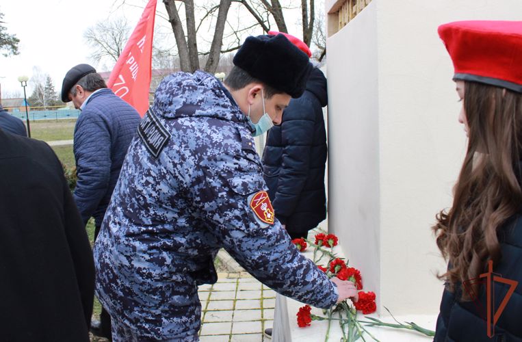 Росгвардия поддержала акцию к 79-летию освобождения Адыгеи от фашистов