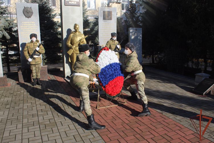 Росгвардия присоединилась к мероприятиям в честь памятной для ростовчан даты