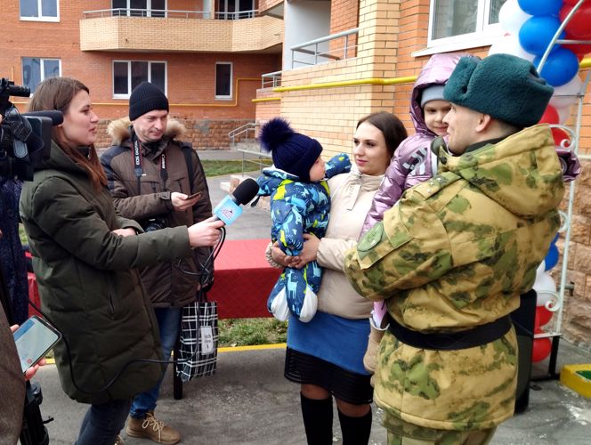 Ключи от квартир в новостройке Волгодонска получили военнослужащие Росгвардии
